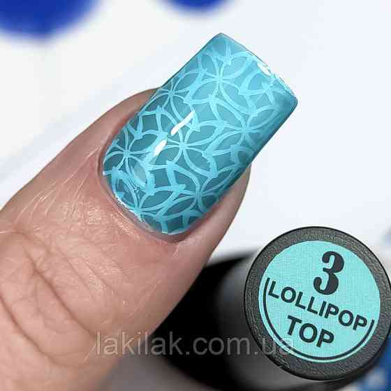 Вітражний топ Crooz Lolipop Top №3 (яскравий бірюзовий із легким неоновим підтоном) 8мл Херсон