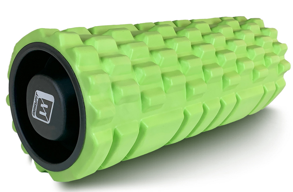 EasyFit Масажний ролик EasyFit Grid Roller 33 см v.1.1 міцний масажер (салатовий) Коломия - фото 1