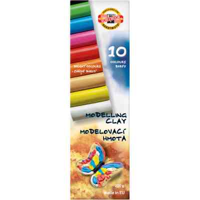 Пластилін Koh-i-Noor Метелик 10 кольорів 200 г (131710) Вінниця