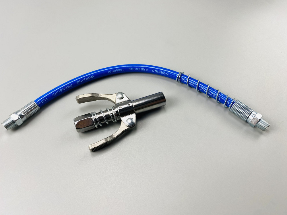 Головка шприца мастила Germany Quality під М6/М8/М10/М12/М14 пряма маслянка + шланг із пружиною Мукачево - фото 10