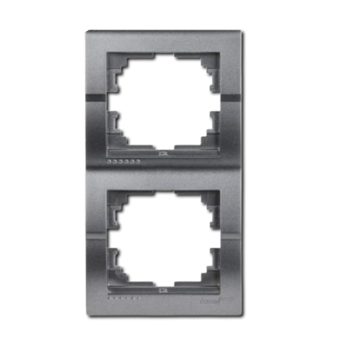 DERIY темно-сірий металік Рамка вертикальна 2-а Лезард Житомир - фото 1