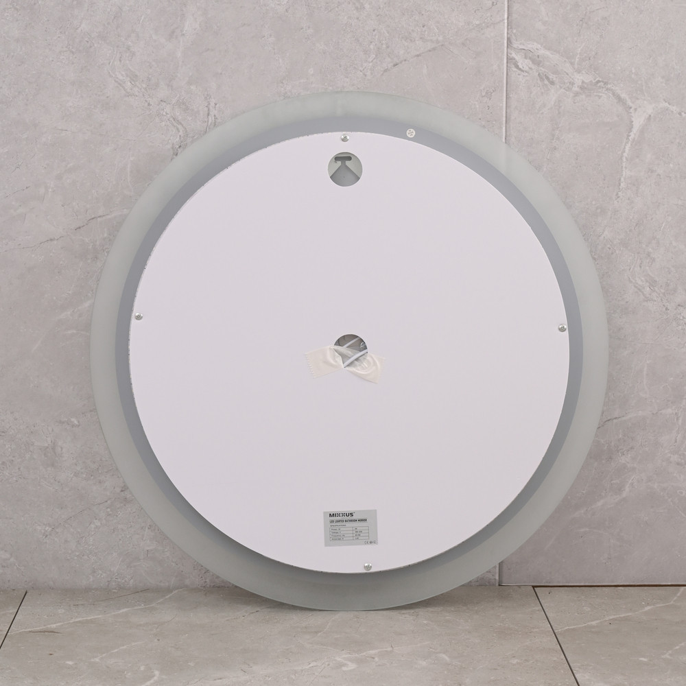 Дзеркало Mixxus PLAIN MC10-80 з Led Touch, Anti-fog, димером, регулятором яскравості, годинником (MI6932) Київ - фото 6