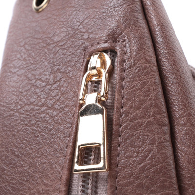 Сумка Vintage З отвором для навушників з екошкіри Коричнева (22786) Вінниця - фото 11