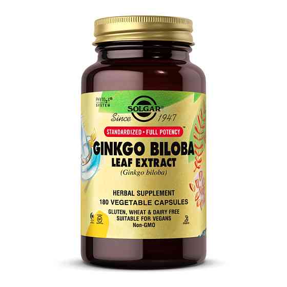 Гинкго Билоба Solgar SFP Ginkgo Biloba Leaf Extract - 180 vcaps Луцк