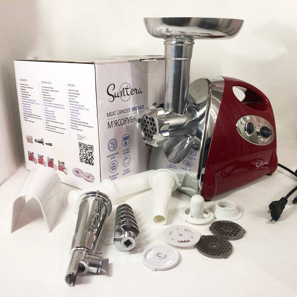 М'ясорубка 3 в 1, Електром'ясорубка помічниця Електрична м'з додатковими насадками PL-59 Львів - фото 1