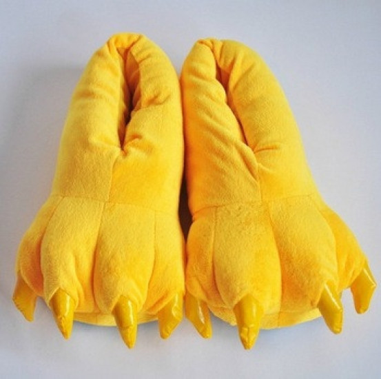 Домашние тапочки кигуруми Лапы Желтые Винница - изображение 5