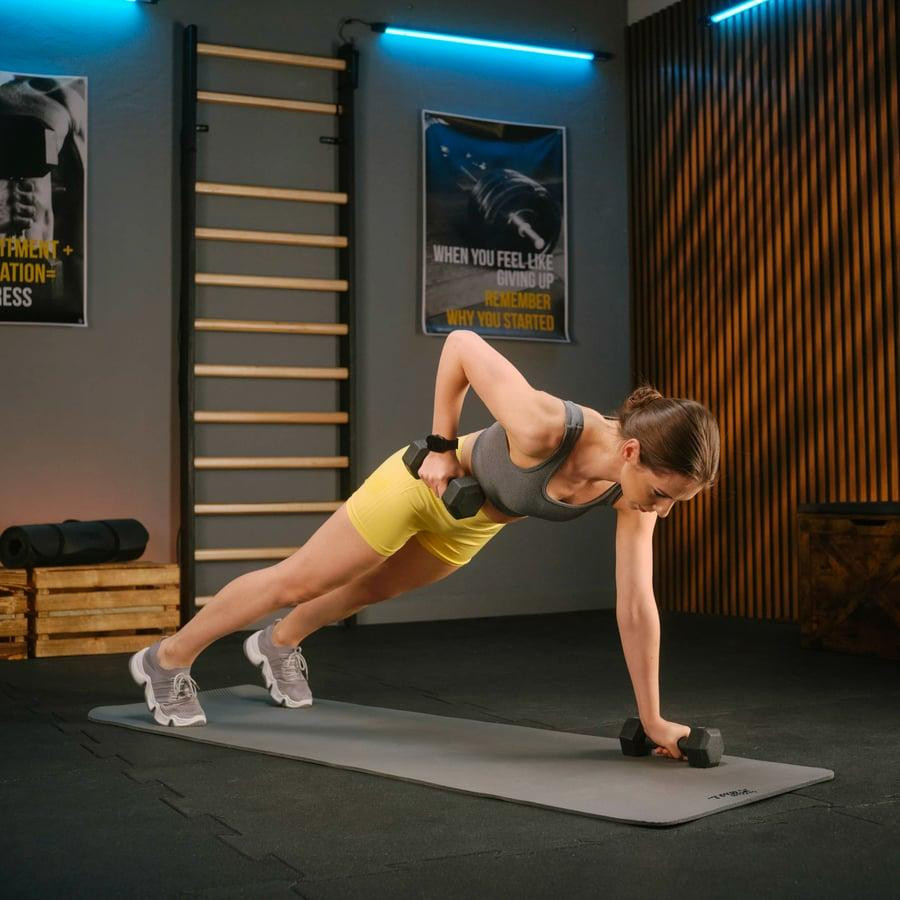 Гантели для фитнеса композитные TREX Sport TX-001CD 2x1кг Киев - изображение 8