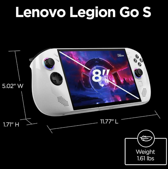 Lenovo Legion Go S 1 TB Glacier White - AMD Ryzen Z2 Go \ 32GB \120 Hz. Київ - фото 4