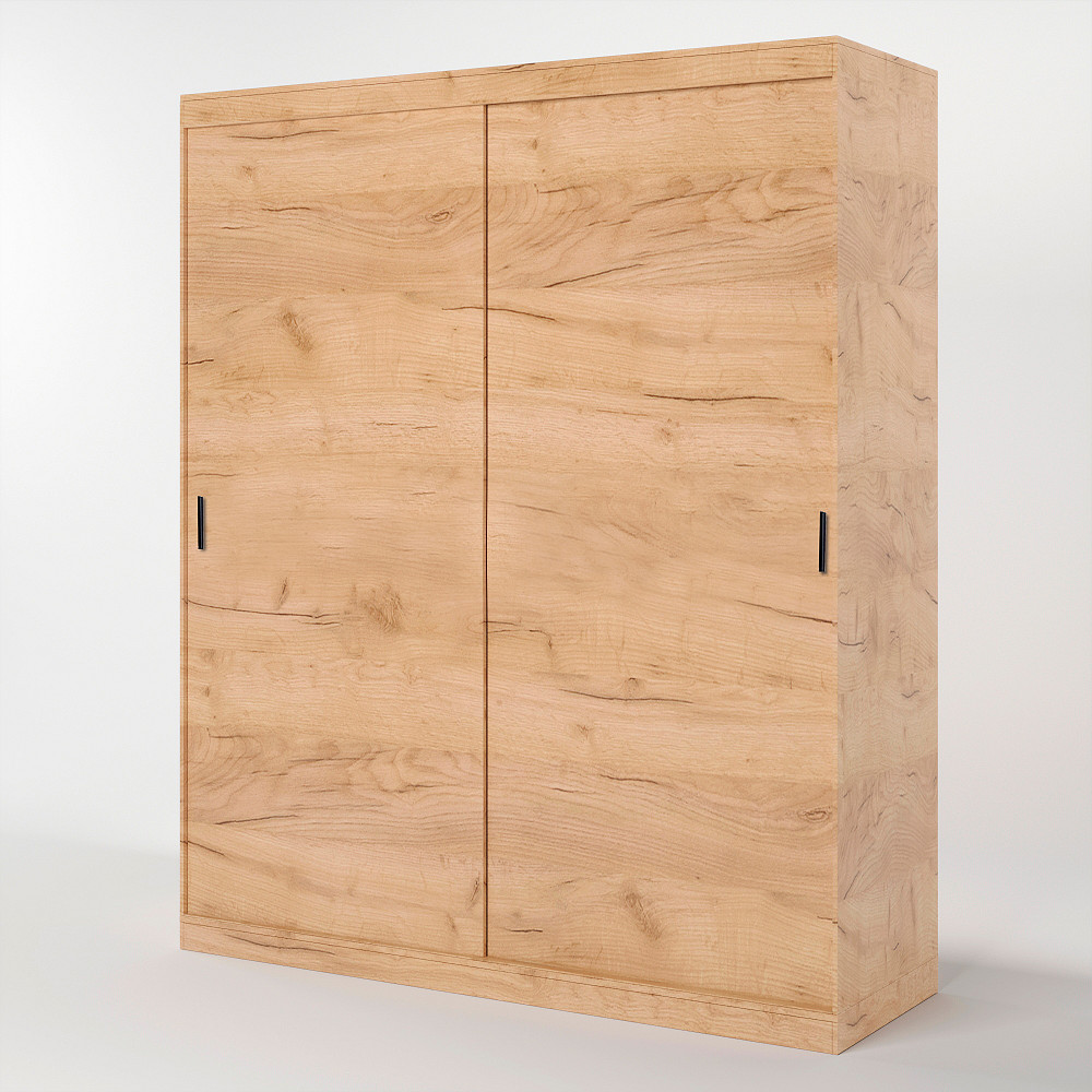 Шафа-купе Еверест Соната 1800 дводверна 180х60х217 дуб крафт золотий (DTM-2670) Дніпро - фото 2