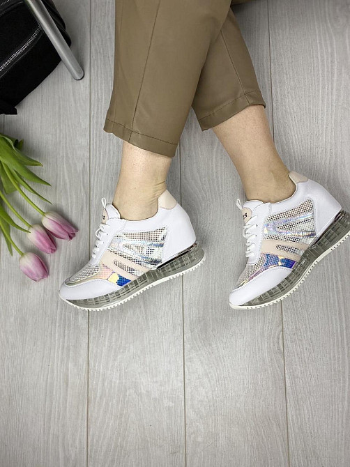 Lonza Кросівки жіночі LONZA F99632/1 білі (весна-літо, шкіра натуральна) (5180) лише 41р. Коломыя - изображение 4