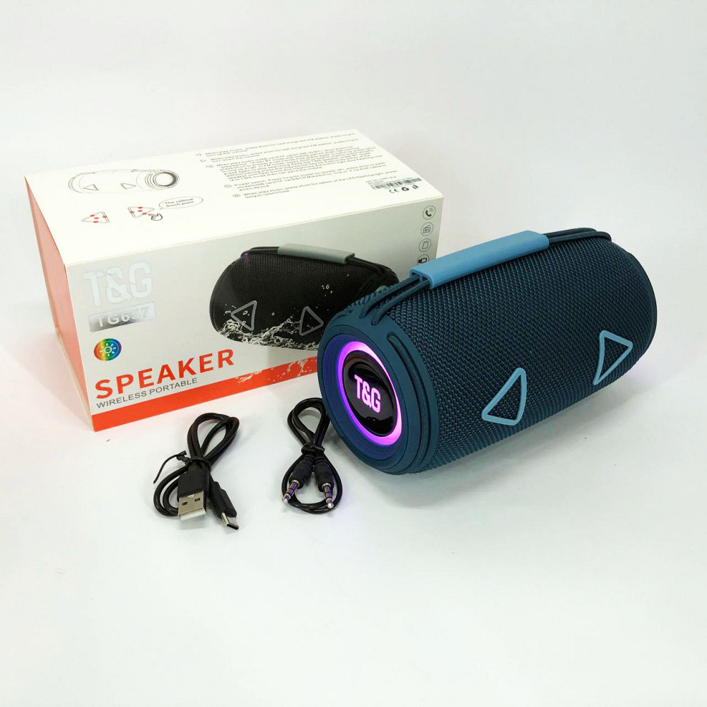 Bluetooth колонка с разноцветной подсветкой со стереозвуком TG657, Колонка с подсветкой и зарядкой VW-31 Львов - изображение 11