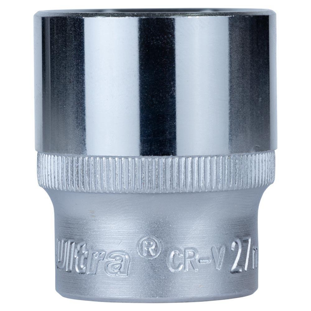 Насадка шестигранна коротка 1/2" 27мм CrV ULTRA (6070272) Рівне - фото 1