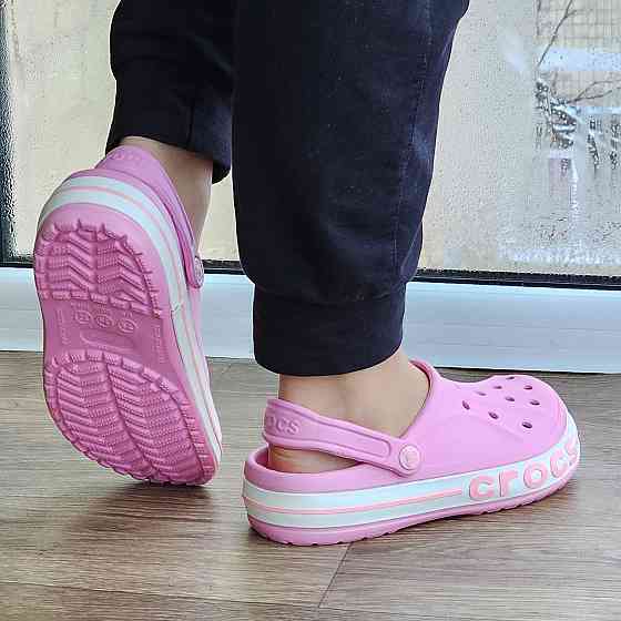Жіночі Крокси Рожеві капці CROCS Шльопанці (розміри: 34,35,36,37) Дніпро
