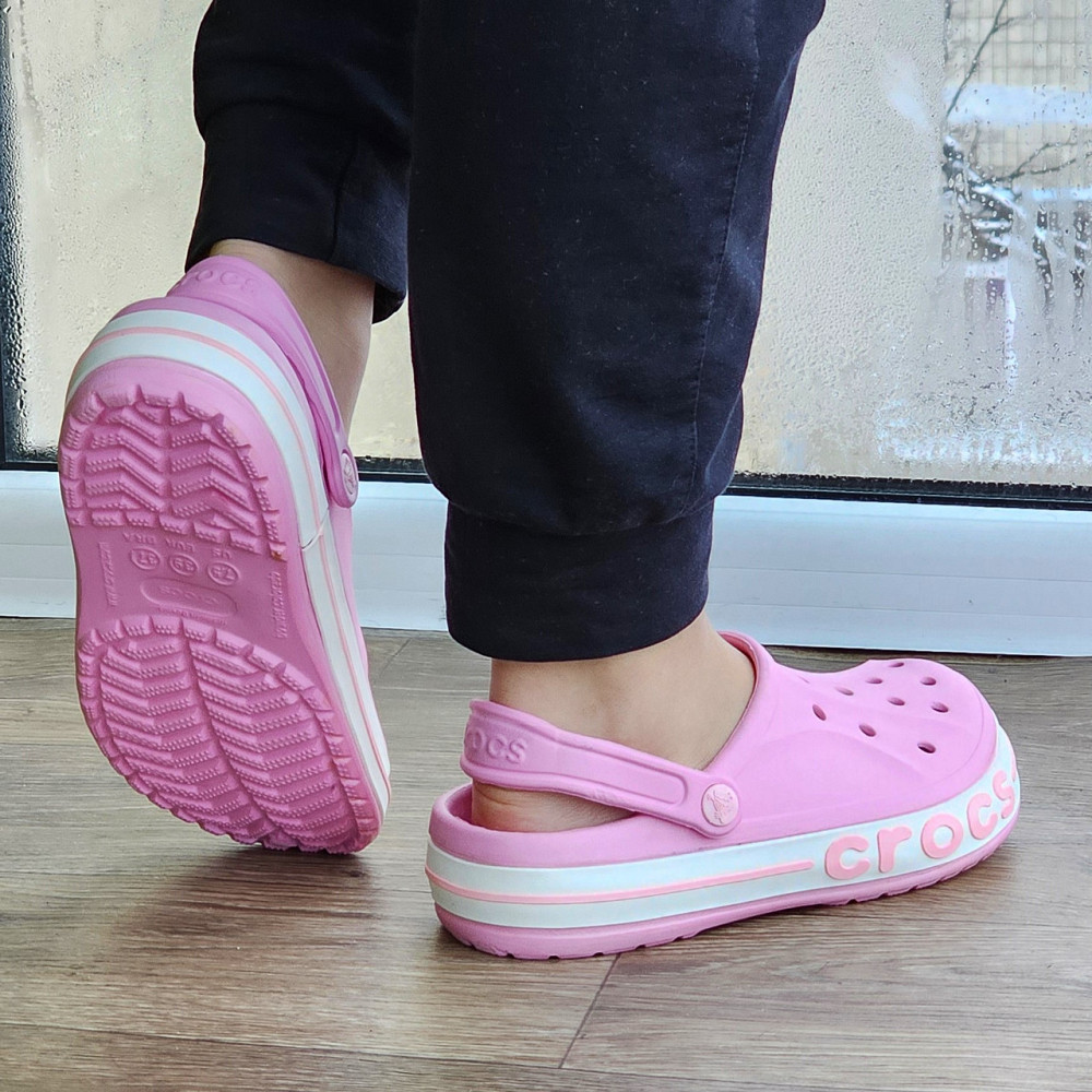 Жіночі Крокси Рожеві капці CROCS Шльопанці (розміри: 34,35,36,37) Дніпро - фото 2