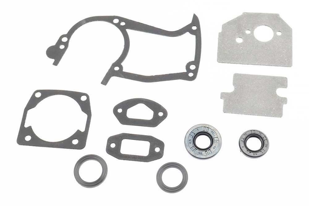 Прокладки 4500/5200/5800, к-кт 8 деталей + сальники (15x35x4, 5 + 15x28x4, 5), (на блістері, металичиские) Киев - изображение 1