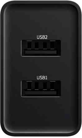 Сетевое зарядное устройство Baseus Speed Mini Dual USB 10.5W CCFS-R01 (Черное) Николаев