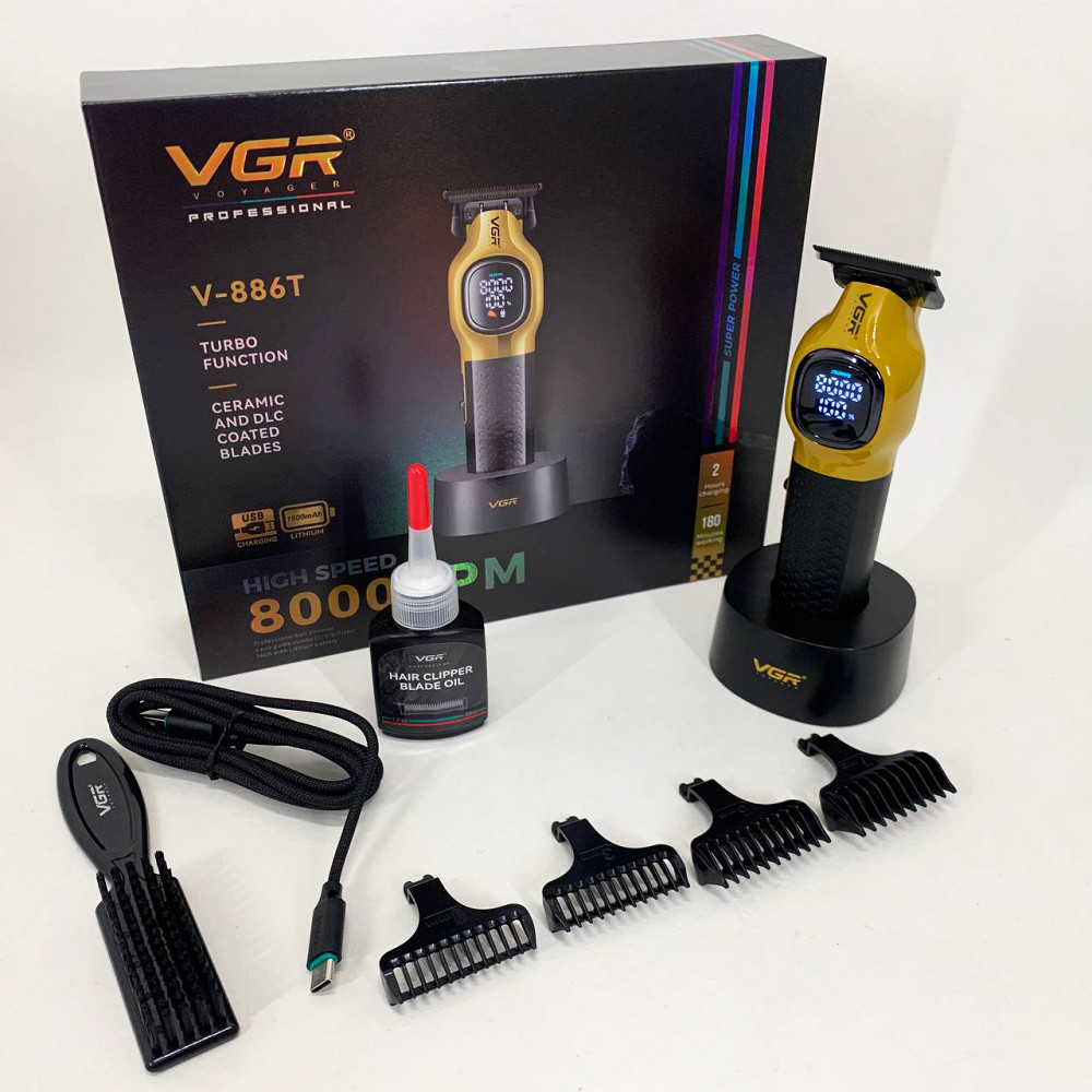 Набір для стрижки волосся на акумуляторі, Бездротова машинка для стрижки волосся, Тример бездротовий QN-61 Івано-Франківськ - фото 2