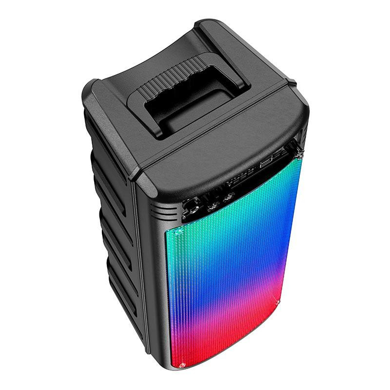 Bluetooth колонка портативна, караоке HOCO BS52, з мікрофоном і пультом ДК, чорна Винница - изображение 3