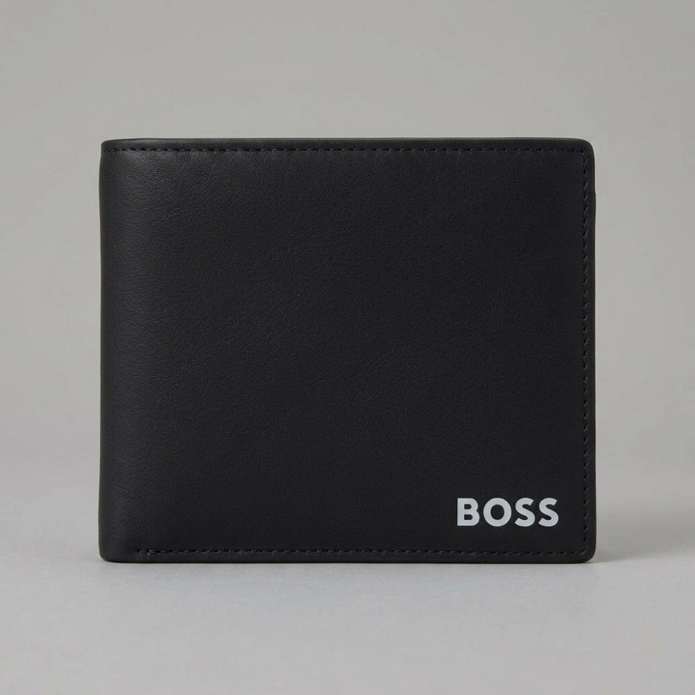 Мужской кожаный небольшой кошелек Boss (7705-1) Киев - изображение 5