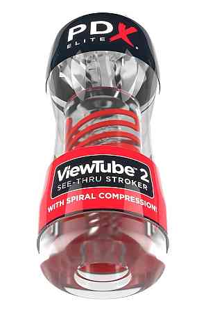 Мастурбатор Pipedream PDX Elite Viewtube 2 прозрачный, 18 см Sex Aura Киев