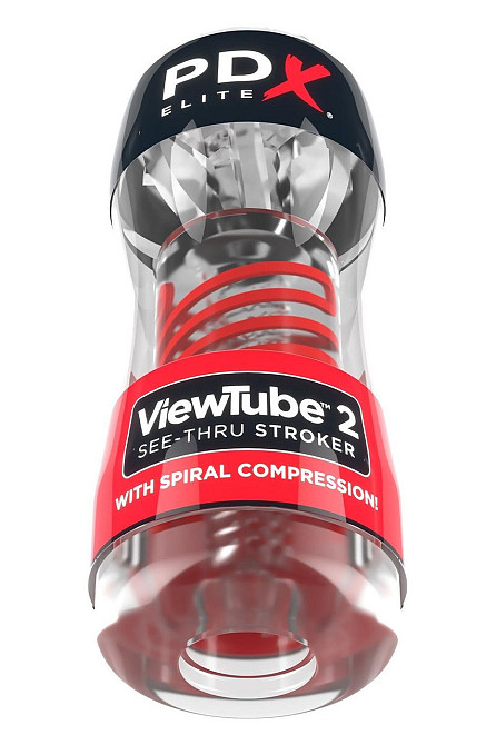 Мастурбатор Pipedream PDX Elite Viewtube 2 прозрачный, 18 см Sex Aura Киев - изображение 2