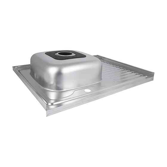 Кухонная мойка Brinex 6080-L 0,6 мм Satin (BRIN6080LSAT06) Киев