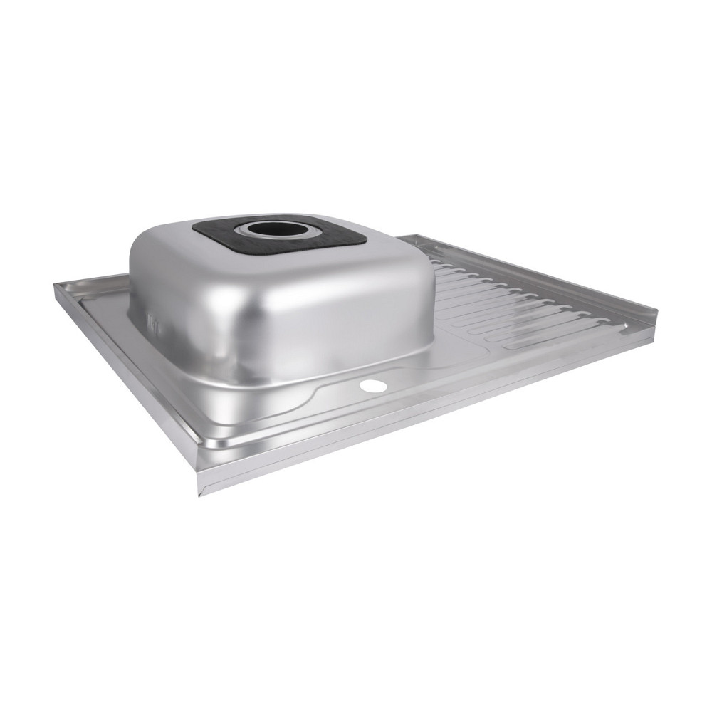Кухонная мойка Brinex 6080-L 0,6 мм Satin (BRIN6080LSAT06) Киев - изображение 5
