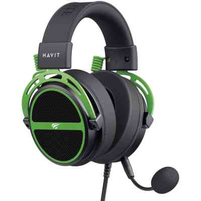 Навушники Havit HV-H2030E Black/Green (6939119067076) Вінниця