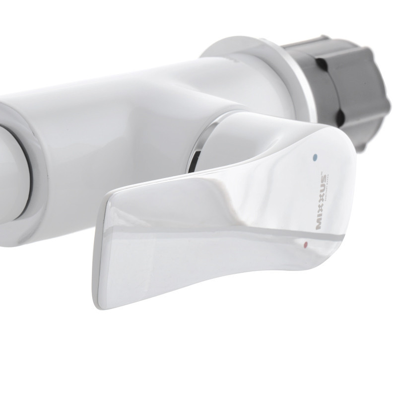 Кухонний змішувач Mixxus Premium Eva 017 білий (MI5810) Харків - фото 5