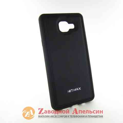 Samsung A710 2016 чехол кожа Momax black Одесса