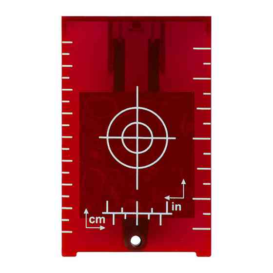 Мишень + очки для лазерного уровня, для красного лазера INTERTOOL MT-3066 Киев