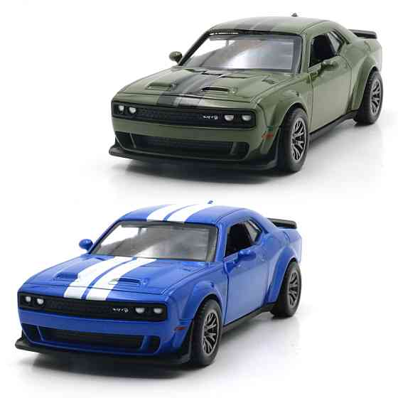 Автомодель - Dodge Challenger SRT Jailbreak 2022 (синій, зелений) Дніпро