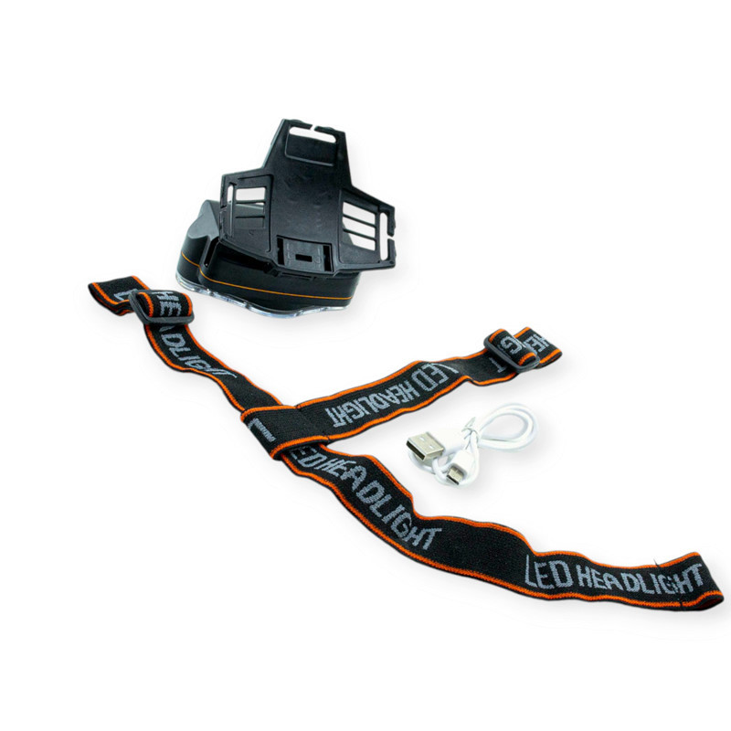 Фонарик диодный налобный 8 фонарей led, акб, 4 режима., зарядка usb Head Lamp Мукачево - изображение 1