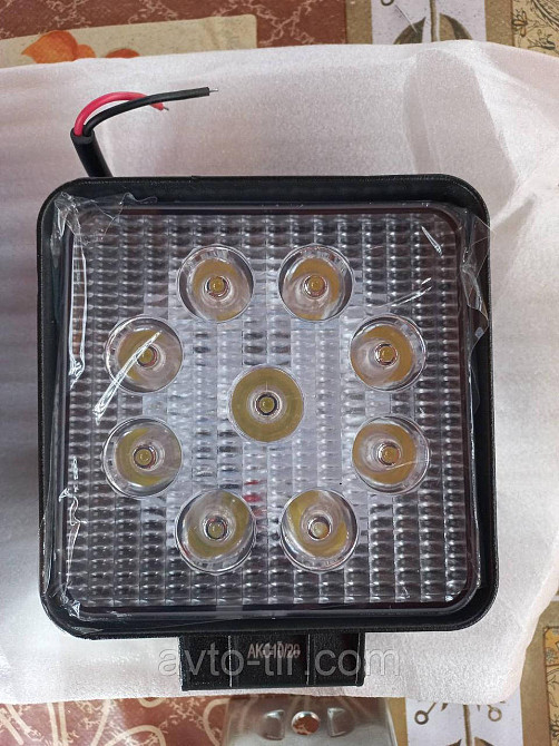 Ліхтар заднього ходу LED 12/24v, 9 Led, 27W,АЛЮМІНІЄВИЙ Луцк - изображение 1