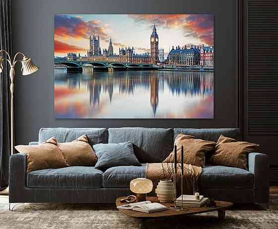 Картина полотно у вітальню / спальню      Велика Британія   MLP_229 ( 60х30см ) Київ