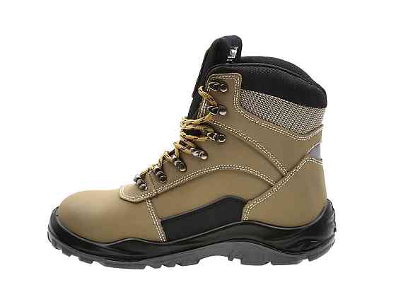 Робочі Гомілкові черевики (берці, боти) "GeKo" нубукові з металевими носком і підошвою (S3 SRC) Київ