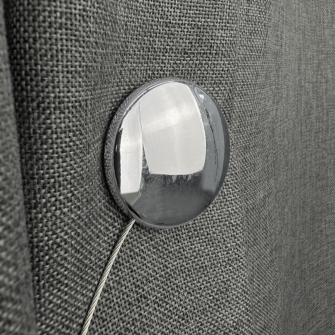 Магниты для штор и гардин Круг 2 шт Серебристый (81-295) Киев - изображение 3