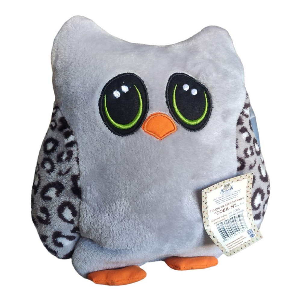 М'яка іграшка - подушка Сова Маленька 27×27 Київ - фото 1