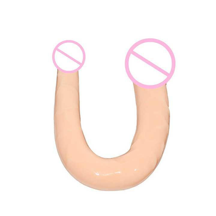 Двосторонній фалоімітатор "Sex Talent Double Dong" - Тілесний Вінниця - фото 1