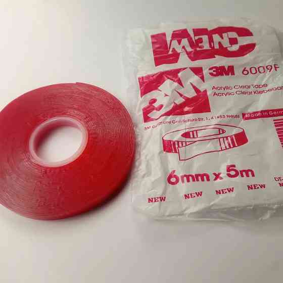 Скотч двосторонній 6мм х 5м 3M GT6009F прозорий Київ