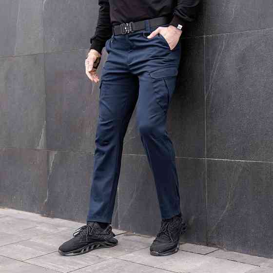 Штани тактичні темно-сині чоловічі S Pobedov Tactical V2 Київ