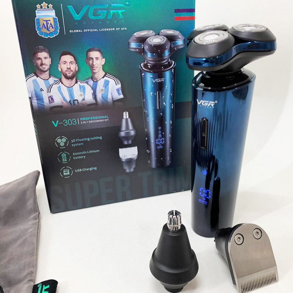 Бритва с аккумуляторным зарядным устройством, Электрическая бритва для качественного бритья AP-26 Львов - изображение 9