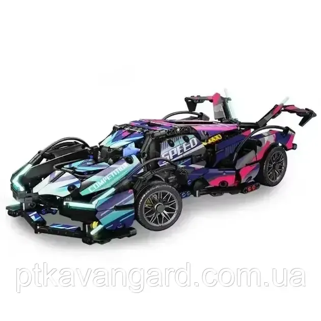 Конструктор машинка Ламборгини суперкар 1037 деталей сборна модель автомобиля J 2018 неоновый Хмельницкий - изображение 1