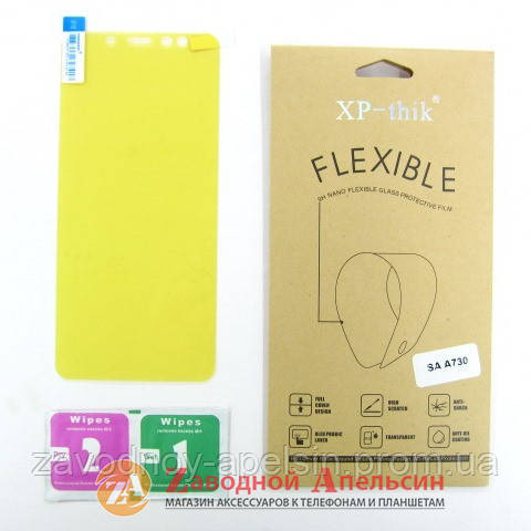 Гидрогелевая пленка Samsung A8 plus A730 Flexible Glass Одесса - изображение 1