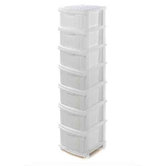 Комод пластиковый белый R-Plastic 
