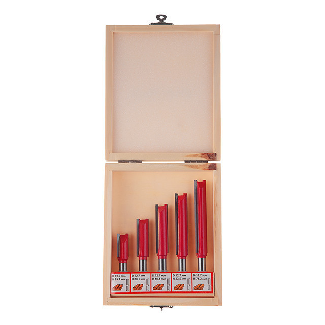 Набір фрез пазових INTERTOOL HT-0075 прямих, 5 шт. - для пазів різної глибини Львів - фото 2