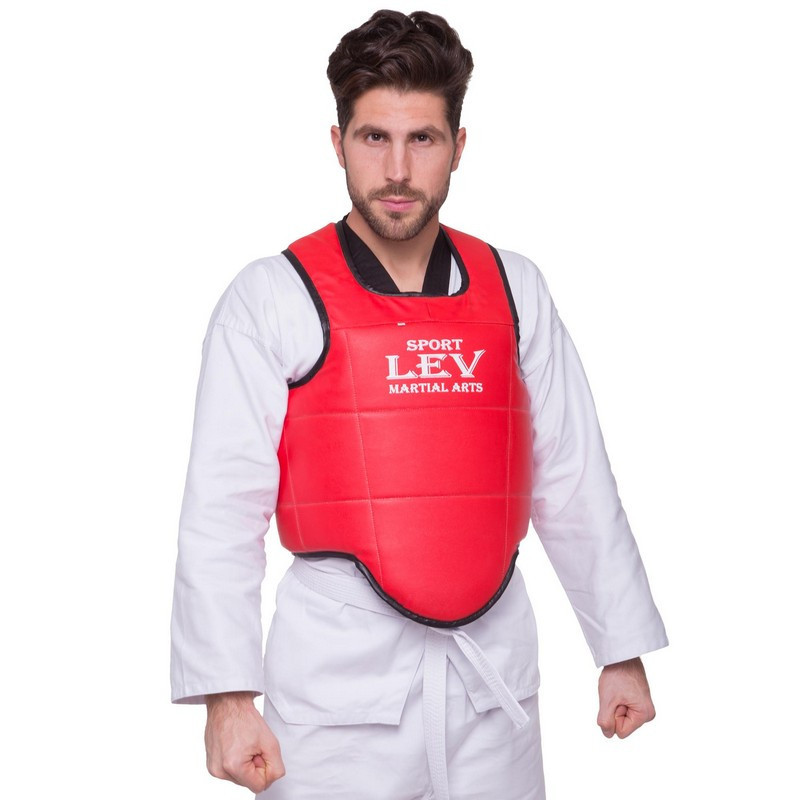 Защита корпуса (жилет) двусторонняя LEV LV-4282 размер S-XL синий-красный Защита для боевых искусств Киев - изображение 6