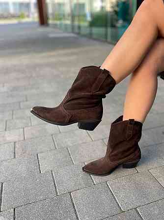 Без бренда Черевики жіночі Notta bene KV-0224/1 шоколадні (весна-осінь, замша натуральна) (6052 Коломия