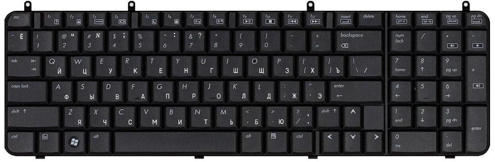 Клавиатура для ноутбука HP Presario (A900) Black, RU Вінниця - фото 2