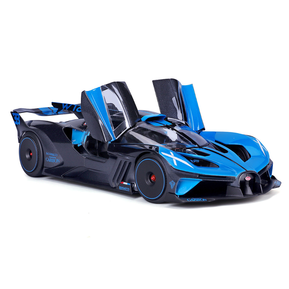 Автомодель - Bugatti Bolide (чорно-синій, 1:18) Дніпро - фото 5